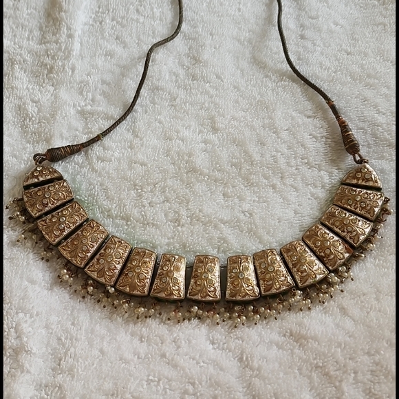 Double Sided Handcrafted vintage necklace - Picture 9 of 10